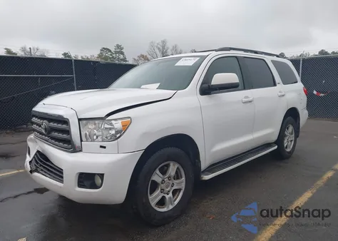 2010 Toyota Sequoia Sr5 5.7L V8 z USA, uszkodzony, nr VIN 5TDBW5G19AS028591